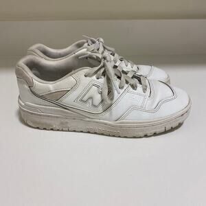 New Balance 550‎ White Sneakers Size 7